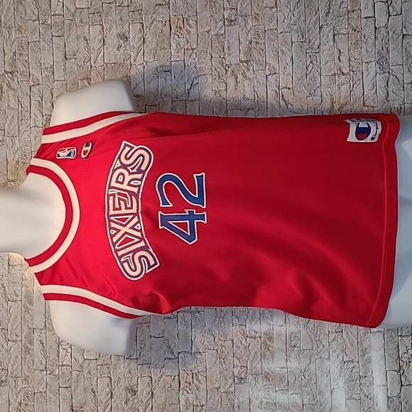 Vintage 90's Sixers Stackhouse 42 NBA Basketball Jersey